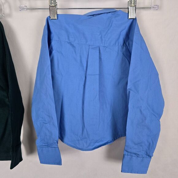 Tommy Bahama & Izod Shirts Boys 4 XS Green & Blue 1 Pullover & 1 Button Down NWT - Picture 11 of 15